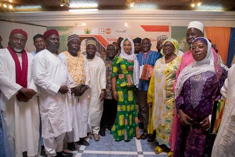 HE Samira Bawumia in a group photo with some of the Religious Leaders