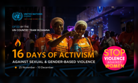 16 Days of Activism against Gender-Based Violence 2023 Op-ed by the United Nations Country Team in Ghana