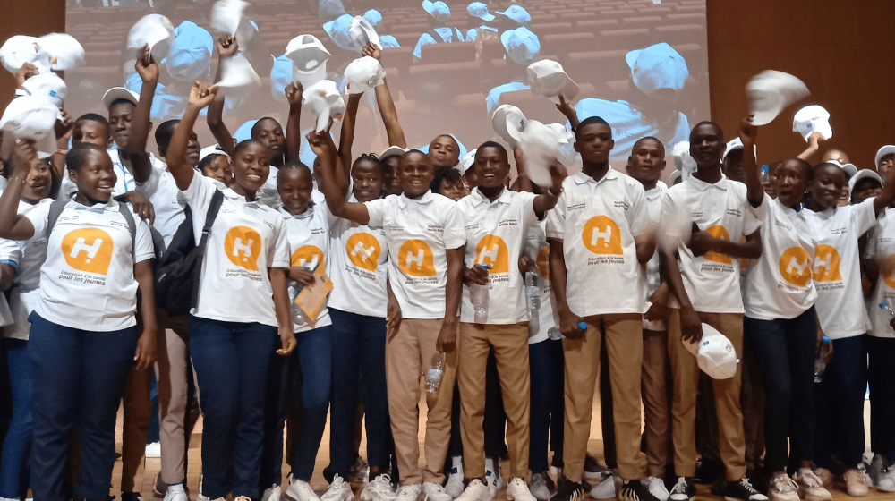 Adolescents and young people from West & Central Africa at the meeting in Congo, Brazzaville.