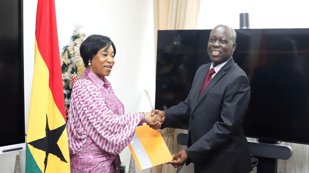 UNFPA Representative Presents Credentials to the Minister of Foreign Affairs. Image Credit: Alex Acquaye