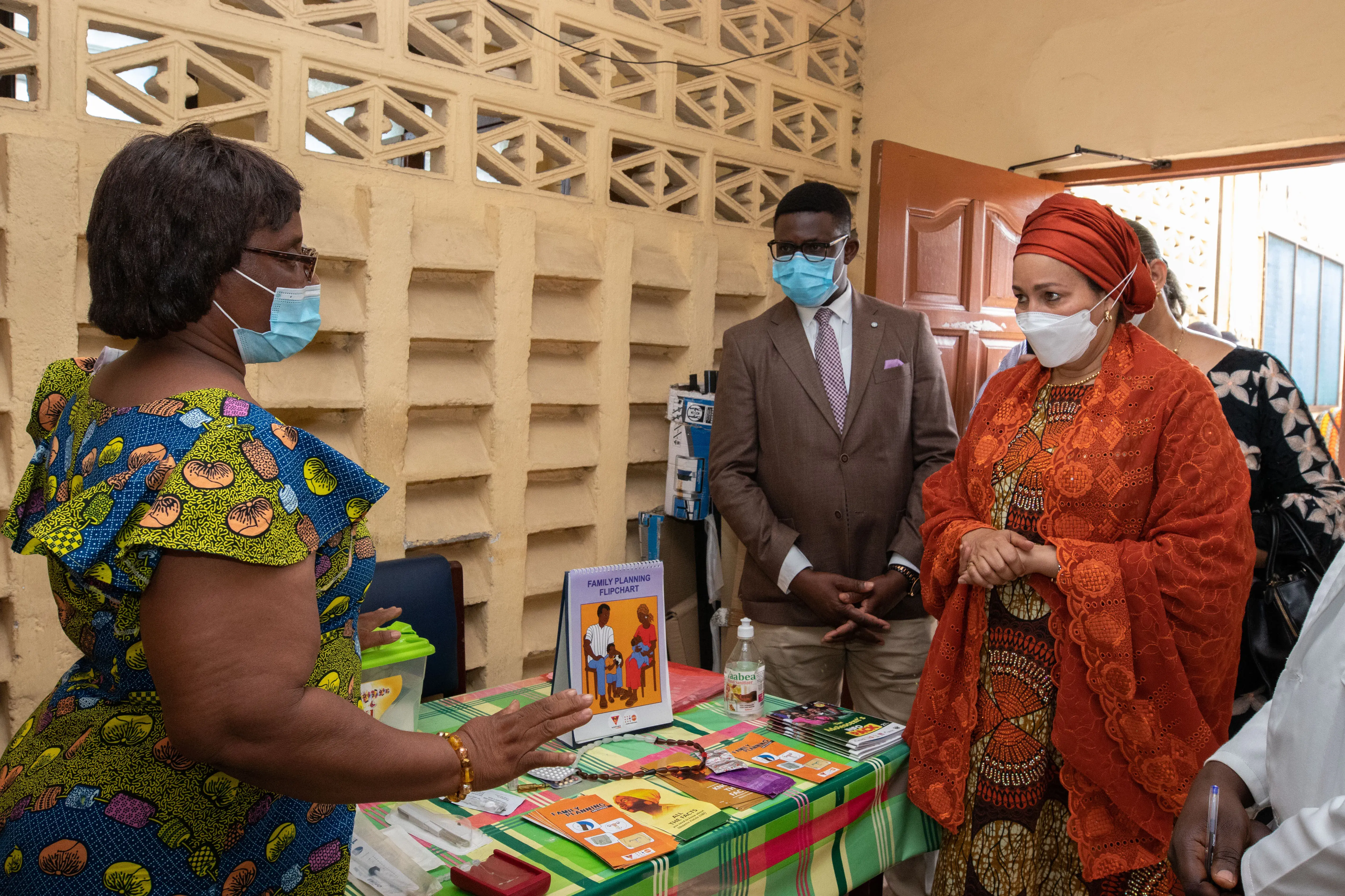 UN Deputy Secretary-General tours UNFPA supported projects in Ghana