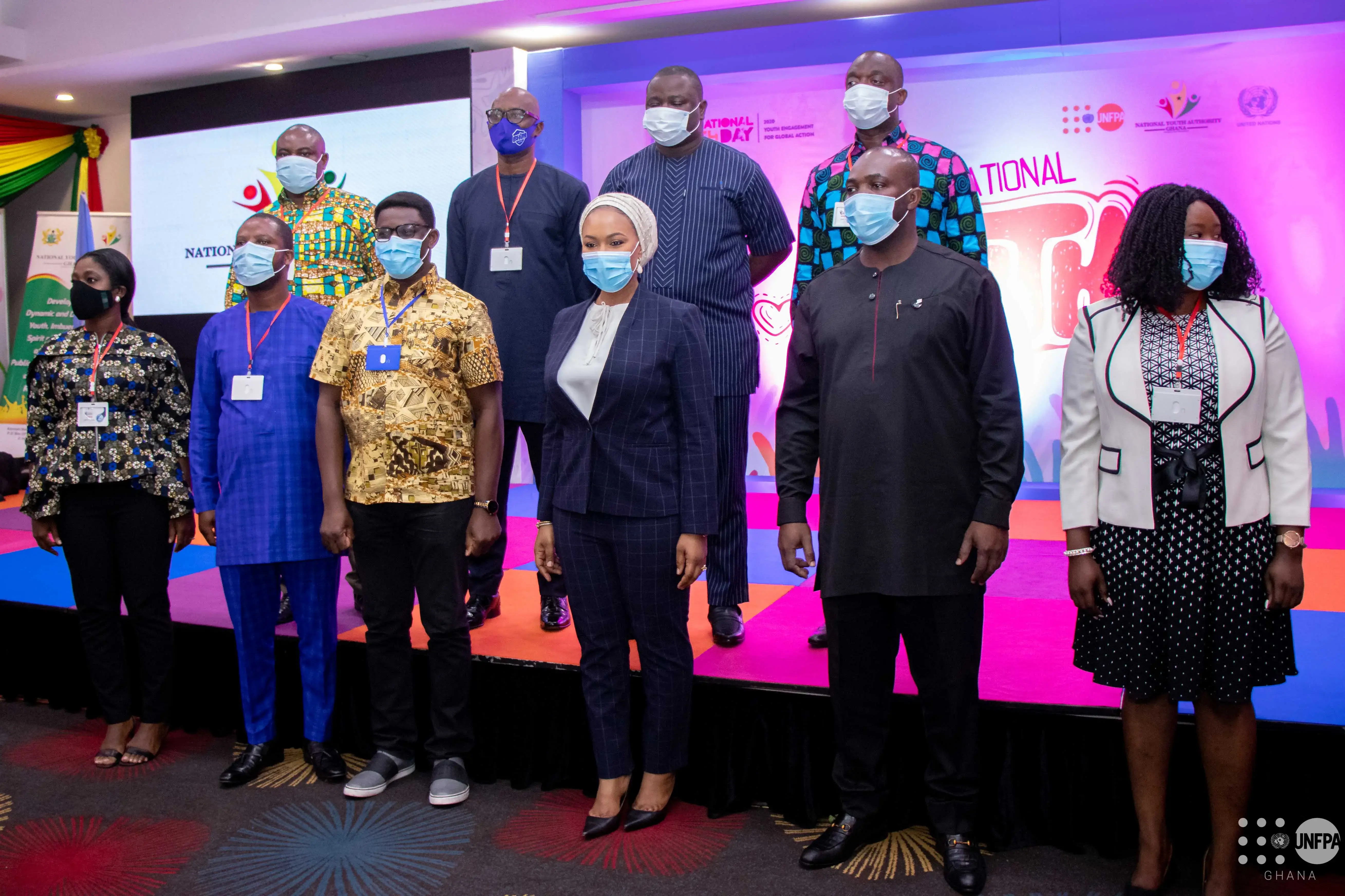 Government Stakeholders and UNFPA Celebrate International Youth Day 2020