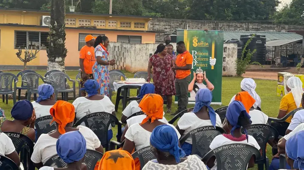 Females at the Nsawam Medium Security Prison Sensitized on SGBV