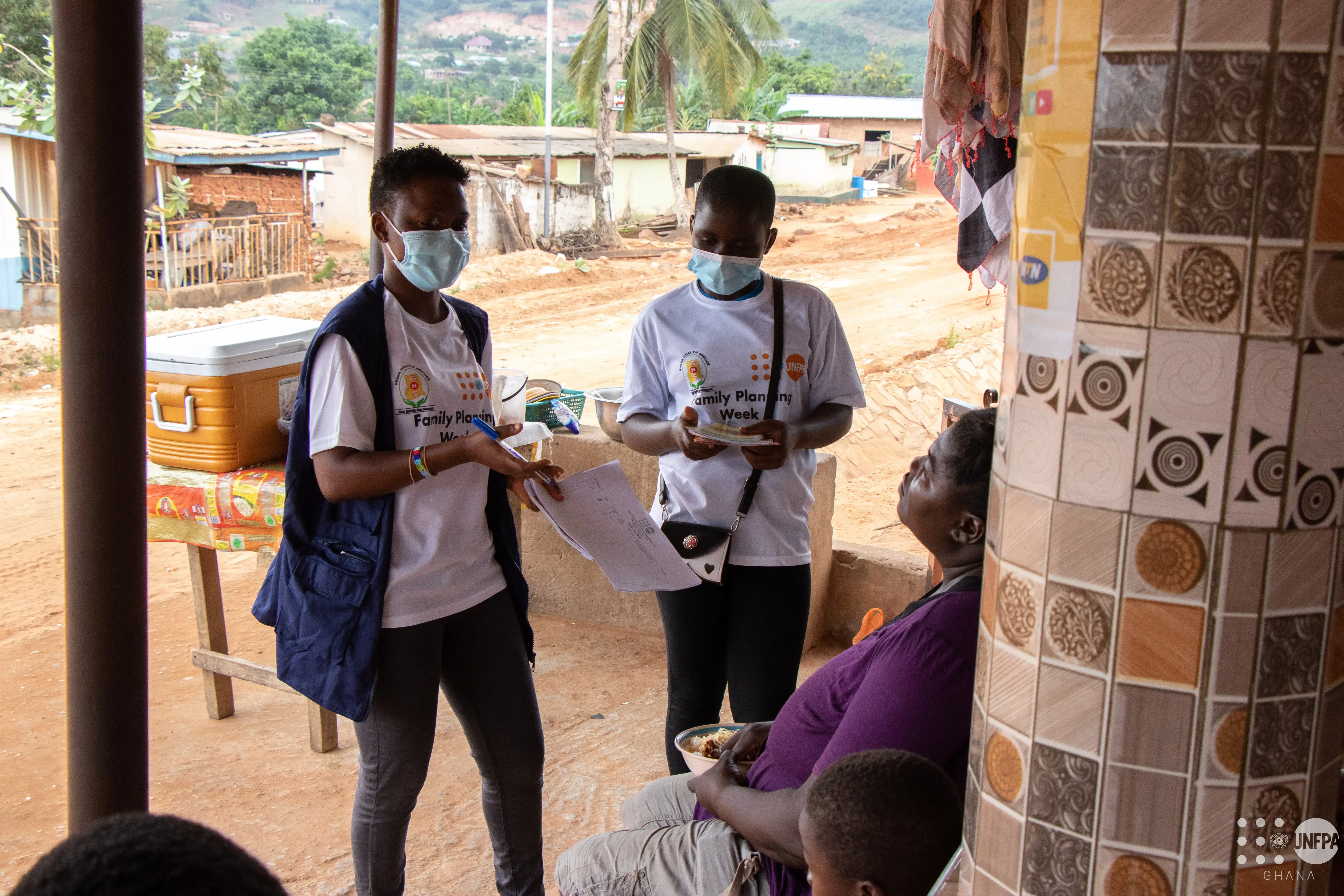 Reaching Out to Inhabitants of Mankyi with Family Planning Information and Services