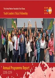 Annual Programme Report, YoLe Fellowship Program (2018-2019)